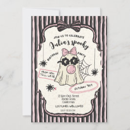 Geburtstagsparty niedlich Costume Halloween Einladung