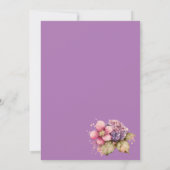 Geburtstagsparty niedliche Feeneinladung Einladung (Rückseite)