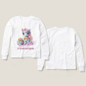 Geburtstagsparty niedlicher Mädchen (Design Vorderseite & Rückseite)