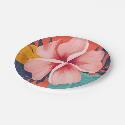 Geburtstagsparty Pappteller (Schrägansicht)