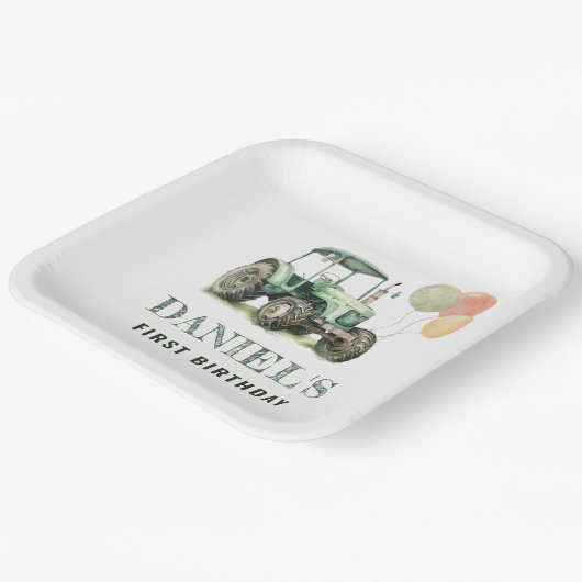 Geburtstagsparty Pappteller (Gewinkelt)