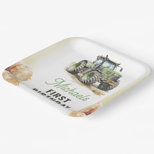 Geburtstagsparty Pappteller (Gewinkelt)