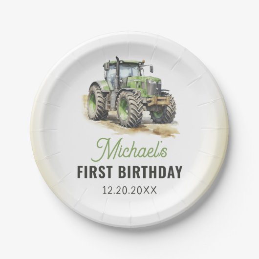 Geburtstagsparty Pappteller (Vorderseite)