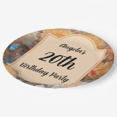 Geburtstagsparty Pappteller (Schrägansicht)