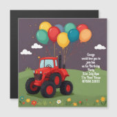 Geburtstagsparty Personalisierte Einladung . (Vorne/Hinten)