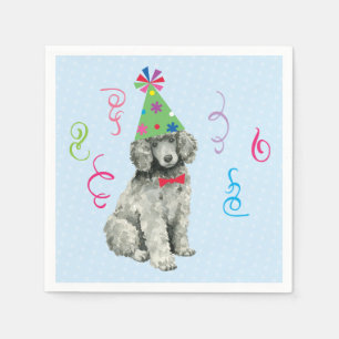 Geburtstagsparty Poodle Serviette