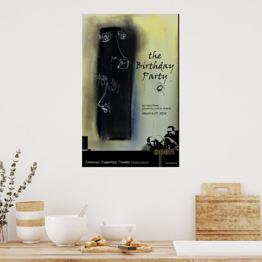 Geburtstagsparty Poster (Küche)