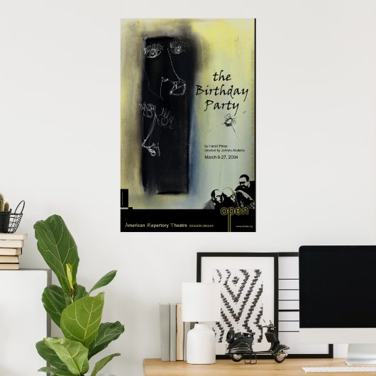 Geburtstagsparty Poster (Heimbüro)