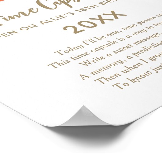 Geburtstagsparty Poster (Ecke)