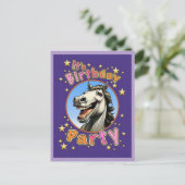 Geburtstagsparty Postkarte (Stehend Vorderseite)