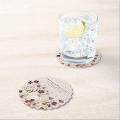 Geburtstagsparty Pumpkin Wildblume Custom Untersetzer (Vor Ort)