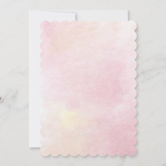 Geburtstagsparty Quinceanera Geburtstagsparty Einladung (Rückseite)