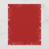 Geburtstagsparty Rotgold Glitzer Ballons (Rückseite)