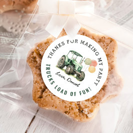 Geburtstagsparty Runder Aufkleber