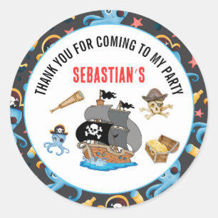 Geburtstagsparty Runder Aufkleber