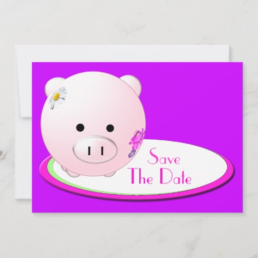 Geburtstagsparty Save The Date (Vorderseite)