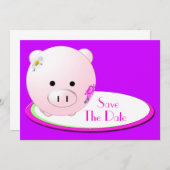 Geburtstagsparty Save The Date (Vorne/Hinten)