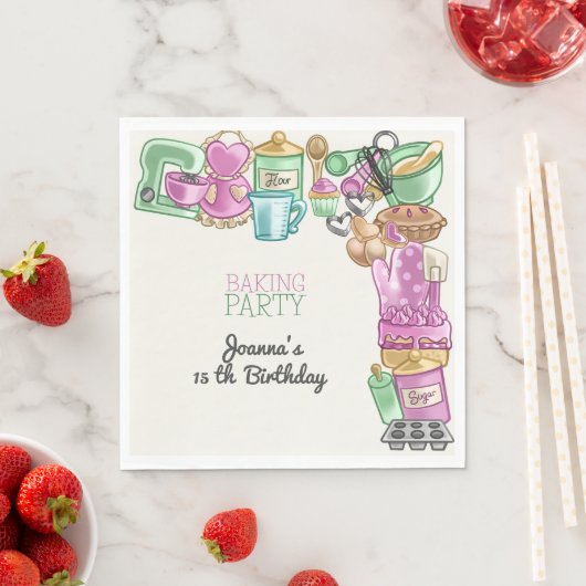 Geburtstagsparty Serviette (Beispiel)