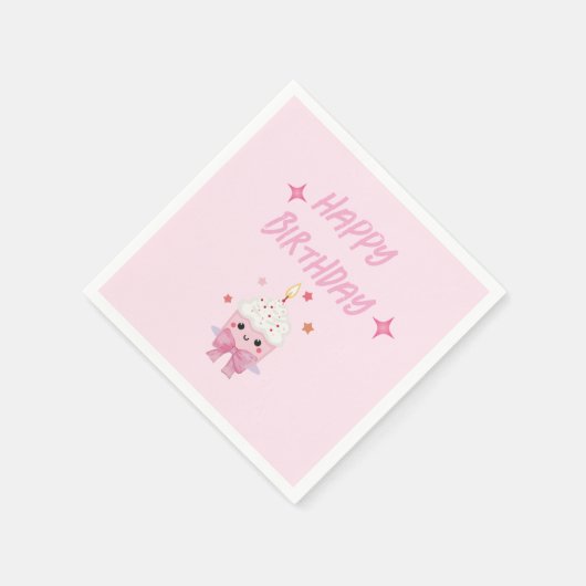 Geburtstagsparty Serviette (Ecke)