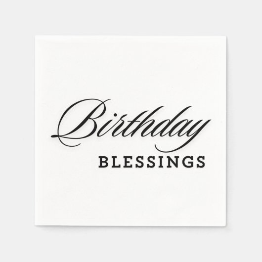 Geburtstagsparty Serviette (Vorderseite)