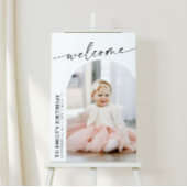 Geburtstagsparty Signatur Foto Begrüßungszeichen Poster