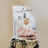 Geburtstagsparty Signatur Foto Begrüßungszeichen Poster