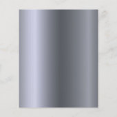 Geburtstagsparty Silber Blumenladen (Rückseite)