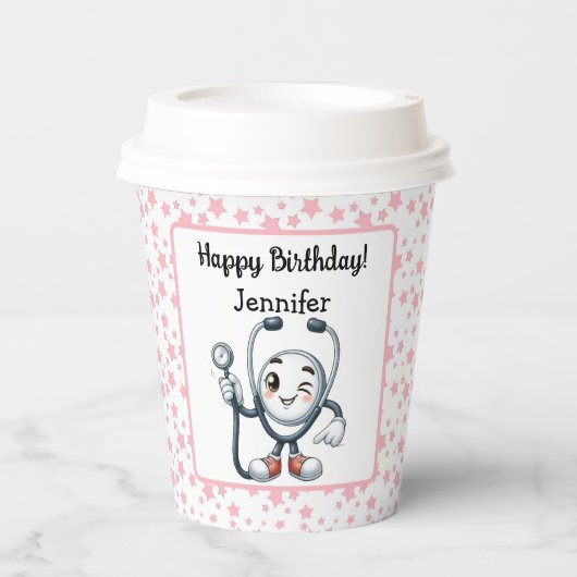 Geburtstagsparty-Tasse Pappbecher (Vorderseite)