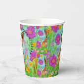 Geburtstagsparty-Tassen, bearbeitbarer Text. Pappbecher (Links)