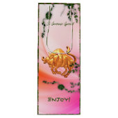 Geburtstagsparty - Taurus Geschenktüte Für Weinflaschen (Vorderseite)