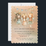 Geburtstagsparty Vintager Fairies und Friends Girl Einladung<br><div class="desc">Ich hoffe,  Sie mögen die Reihe von verschiedenen Märchen Szenen in Tan und Sage Green. Entsprechende Einladungen und Geburtstagsgeschenke stehen in dieser Kollektion zur Verfügung.</div>
