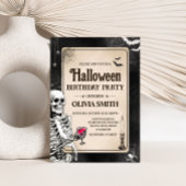 Geburtstagsparty Vintager Schädel Einladung