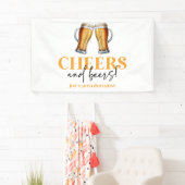 Geburtstagsparty von Cheers and Beers Glass Banner (Insitu)