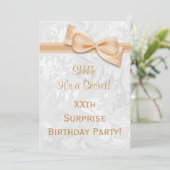 Geburtstagsparty von Damask und Bow Einladung (Stehend Vorderseite)