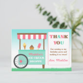 Geburtstagsparty von Eis Creme Danke (Stehend Vorderseite)