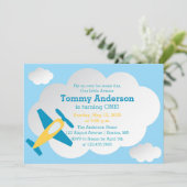 Geburtstagsparty von Little Aviator Einladung (Stehend Vorderseite)
