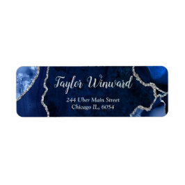 Geburtstagsparty von Navy Blue und Silver Agate Ma