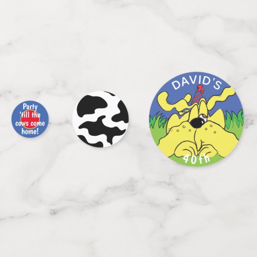 Geburtstagsparty von Party Konfetti (Rückseiten)