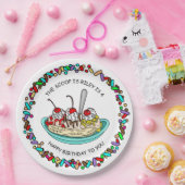 Geburtstagsparty von personalisiert Ice Cream Pappteller (Party)