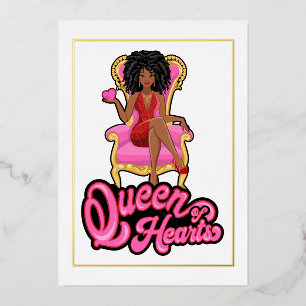 Geburtstagsparty von Rosa und Gold Girl Folieneinladung