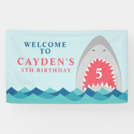 Geburtstagsparty von Shark Bite Banner