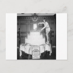 Geburtstagsparty von Vaudeville: 1926 Postkarte