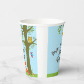 Geburtstagsparty von Waldtieren Pappbecher (Rechts)