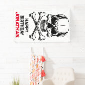 Geburtstagsparty wie ein Piraten Banner (Insitu)