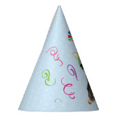 Geburtstagsparty Yorkie Partyhütchen (Links)