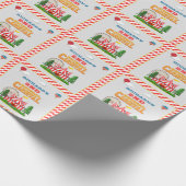 Geburtstagsparty Zirkus-Karneval-Thema des Kindes Geschenkpapier (Ecke)