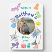 Geburtstagsparty zu Halloween Fotoplatte (Vorderseite)