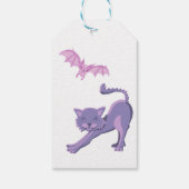 Geburtstagsparty zu Halloween-Themen danke Geschenkanhänger (Rückseite)