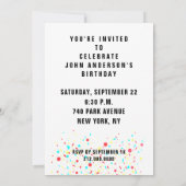 Geburtstagsparty zum Thema Fußball Einladung (Rückseite)