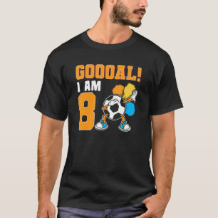 Geburtstagsparty zum Thema Fußball Geburtstag 8 Ja T-Shirt